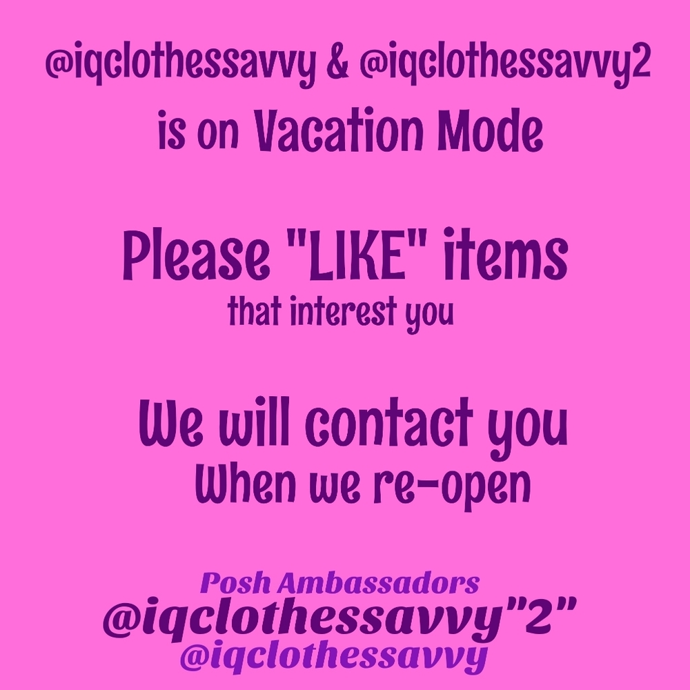 Vacation Mode = Re-open soon